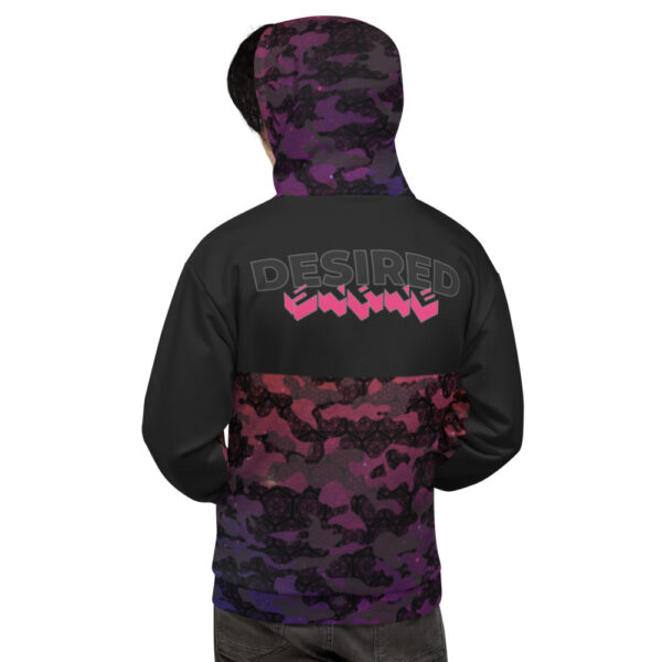 Purple / Orange – Cosmic Camo – Unisex Hoodie – Desired State - Image 2