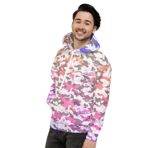 Multi-colour - Cosmic Camo - Unisex Hoodie - Desired State - Image 4