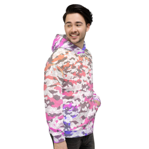 Multi-colour - Cosmic Camo - Unisex Hoodie - Desired State - Image 3