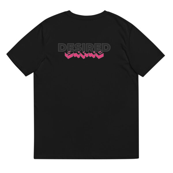 Black / Pink logo - Unisex organic cotton t-shirt - Desired State - Image 2